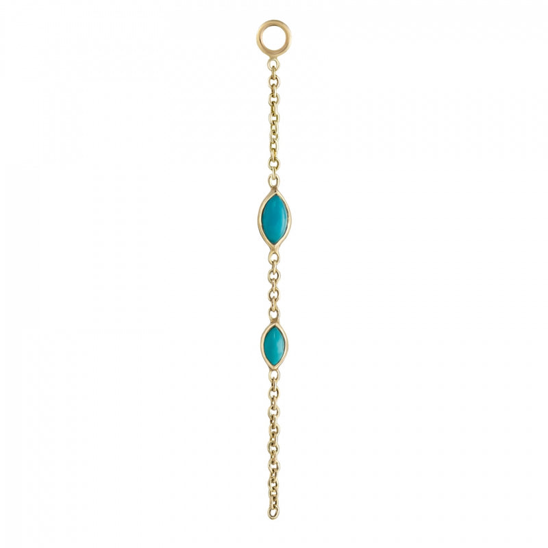 metier-by-tomfoolery-turquoise-double-marquise-chain-plaque-gold-ch-dbl-mq-tur