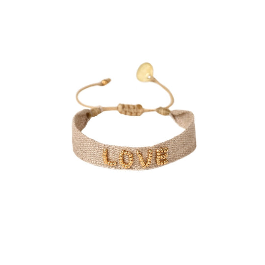 Golden Love Bracelet - B-HI-S-10895