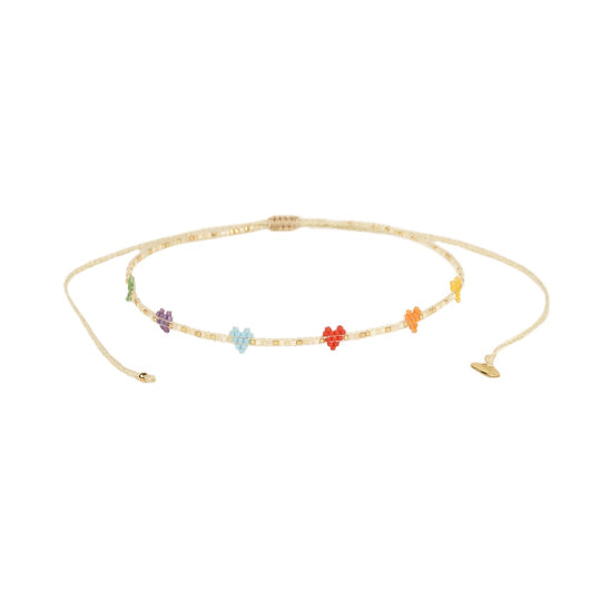 Heartsy 2.0 Necklace - Cream/Multi Bright - N-BE-XS-10596