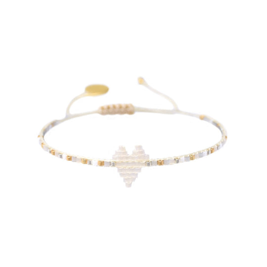 Heartsy Row Bracelet - Metallic - BE-XS-9863