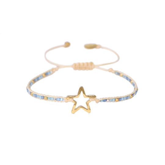 Melted Star Bracelet - Blue/Gold - GP-XS-9866