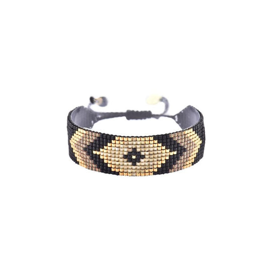 Peeky Bracelet - Black/Gold - BE-S-8870