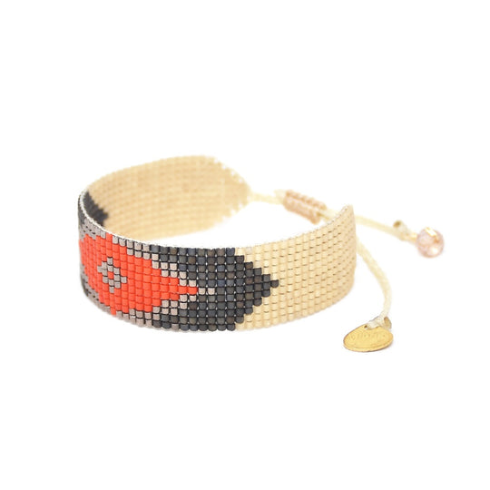 Peeky Bracelet - Black/Red - BE-S-9795