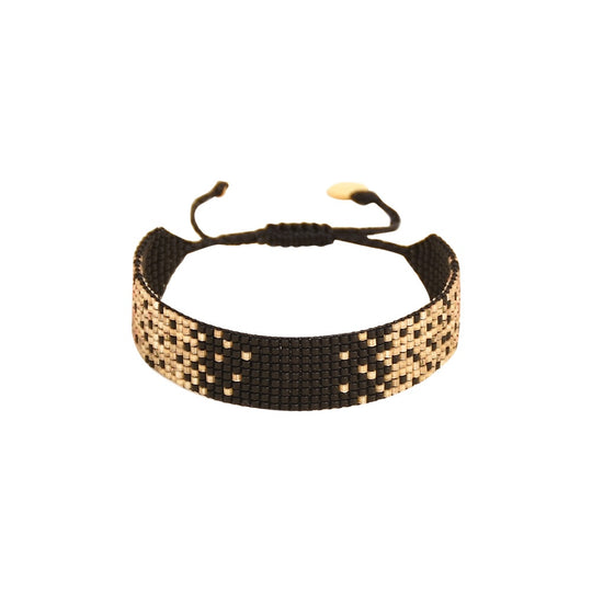 Sparkles Bracelet - Small - Black/Gold - B-BE-S-10327