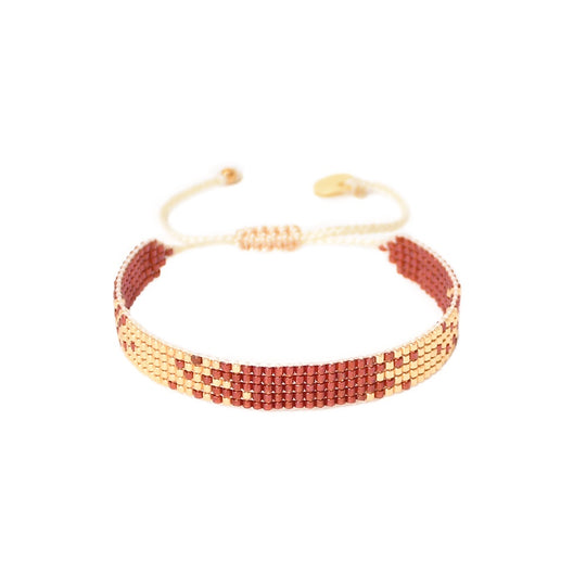 Sparkles Bracelet - XSmall - Red/Gold - B-BE-XS-10330