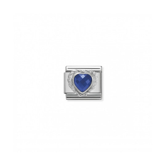 Classic Heart Link - Blue/Silver - 330603/007
