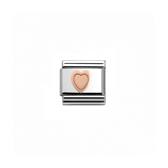 Classic Heart Link - Rose Gold - 430104/03