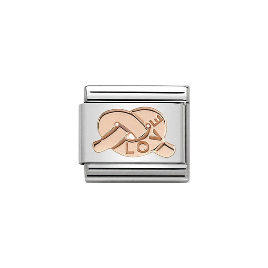 Classic Knot of Love Charm - Rose Gold - 430104/25