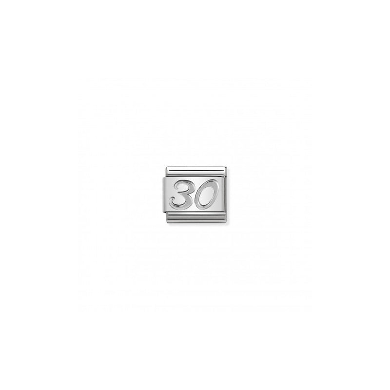 nomination-classic-number-30-link-silver-330101-22