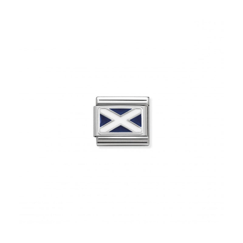 nomination-classic-scottish-flag-link-silver-blue-white-330207-01