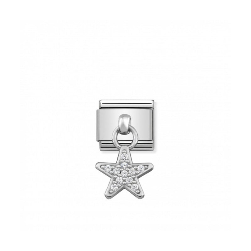 nomination-classic-star-drop-link-silver-331800-05