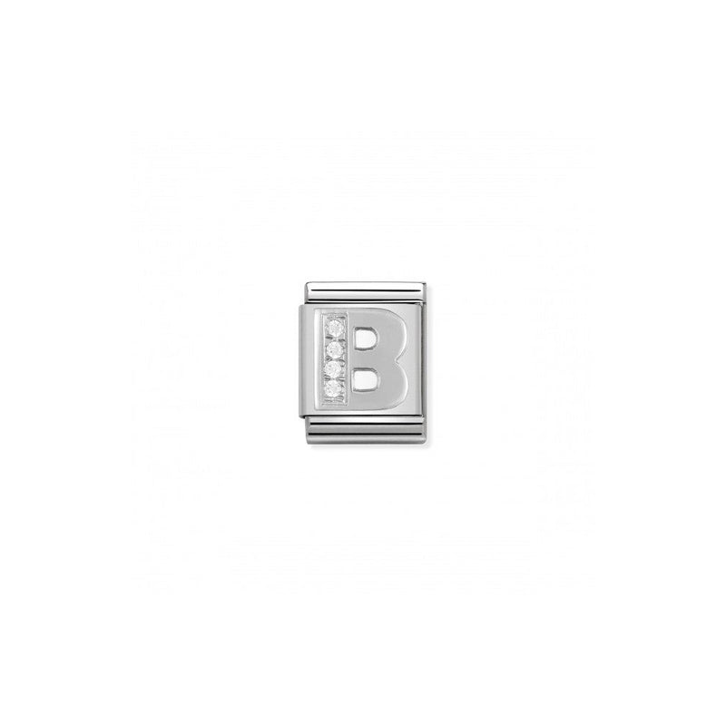 nomination-composable-big-link-letter-b-silver-332304-03