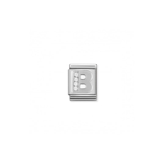 Composable Big Link Letter B - Silver - 332304/03