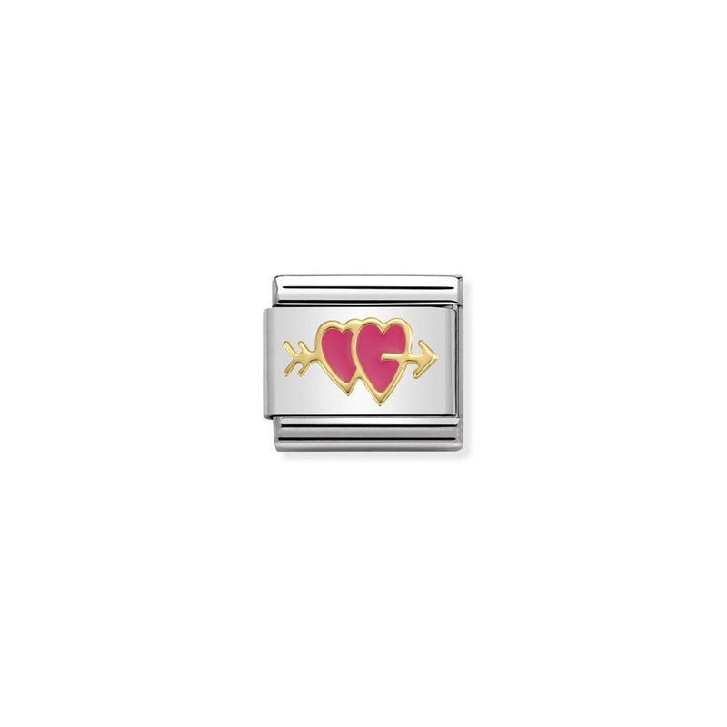nomination-composable-gold-fuchsia-double-heart-link-030283-15