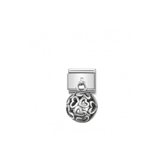 Composable Hearts & Pearl Pendant Link - 331810/01