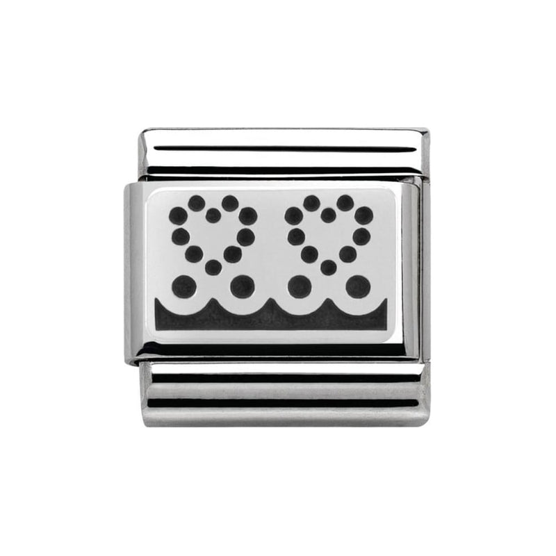 nomination-composable-silver-black-lace-hearts-link-330103-04