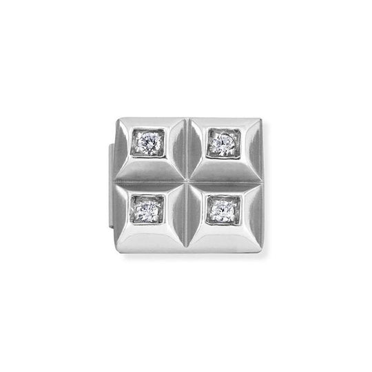 Composable Silver Royal Pyramids Link - 140956/07