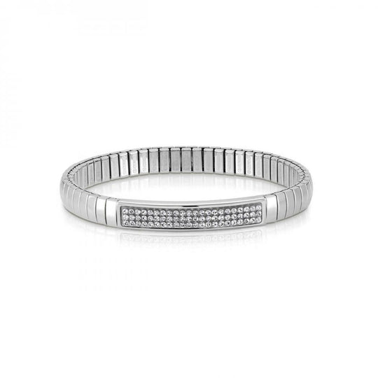 Glitter Stretch Bracelet - Silver - 043210/010