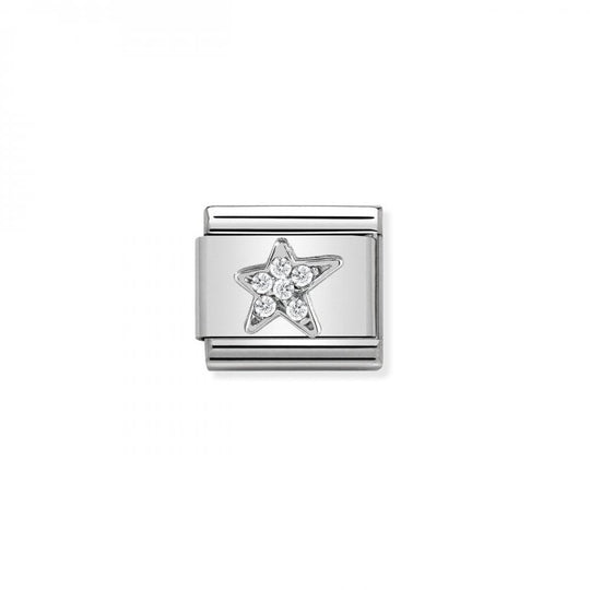 Classic Asymmetric Star Link - Silver ~ 330304/25