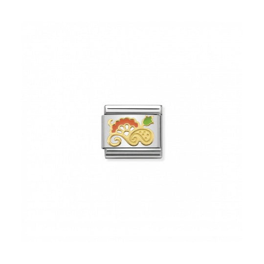 Nomination Classic Cashmere Bouquet Link - Gold/Orange ~ 030281/22