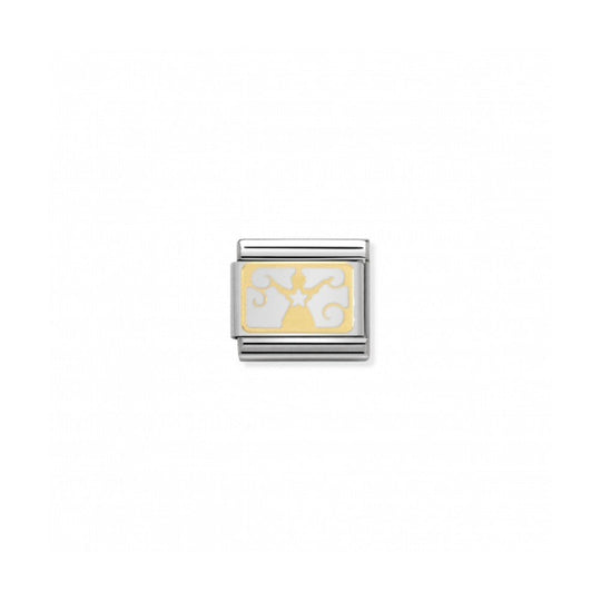 Nomination Classic Christmas Angel Link - Gold ~ 030160/01