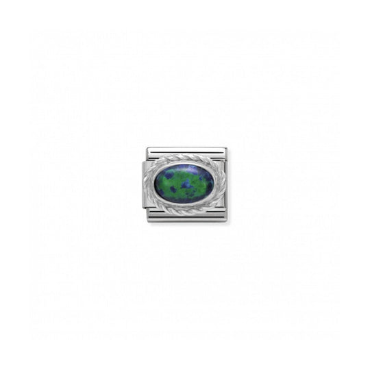 Nomination Classic Gemstone Link - Green Opal ~ 030509/26
