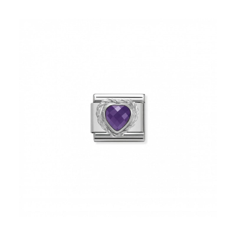 nomination-nomination-classic-heart-link-purple-silver-330603-001