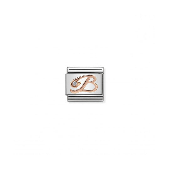 Classic Letter B Link - Rose Gold - 430310/02