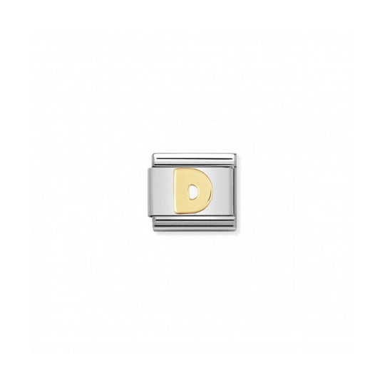 Classic Letter D Link - Gold - 030101/04