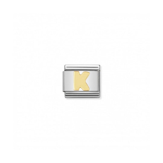 Classic Letter K Link - Gold - 030101/11