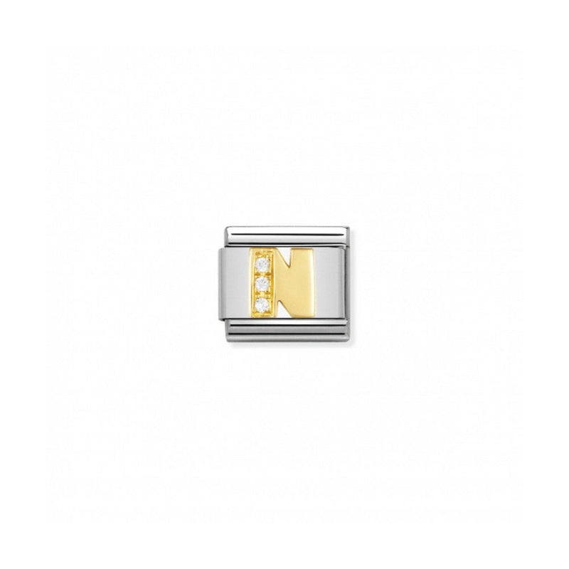 nomination-nomination-classic-letter-n-link-gold-cubic-zirconia-030301-14