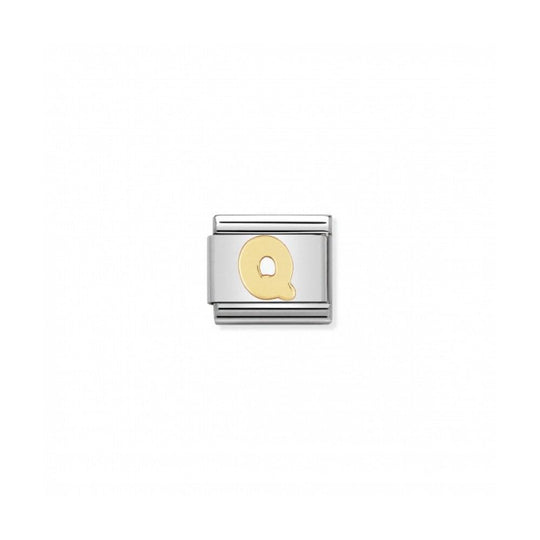 Classic Letter Q Link - Gold - 030101/17