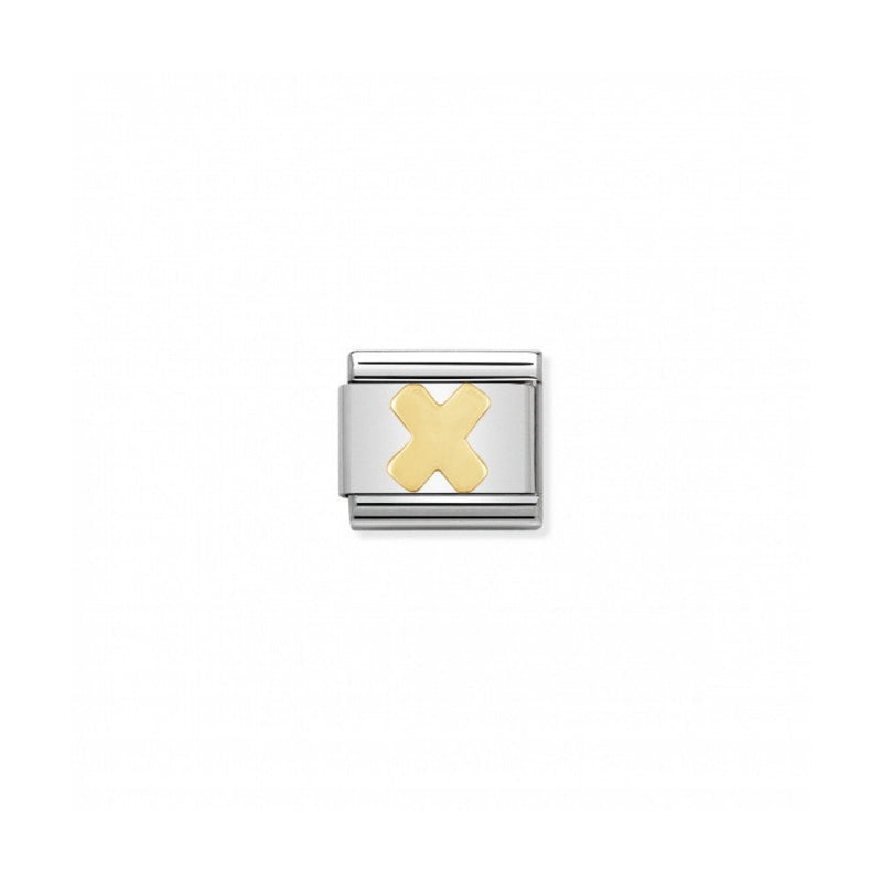 nomination-nomination-classic-letter-x-link-gold-030101-24