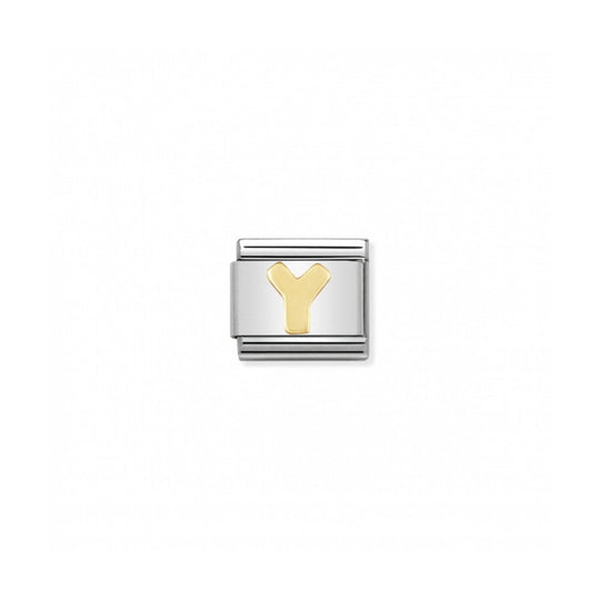 Classic Letter Y Link - Gold - 030101/25