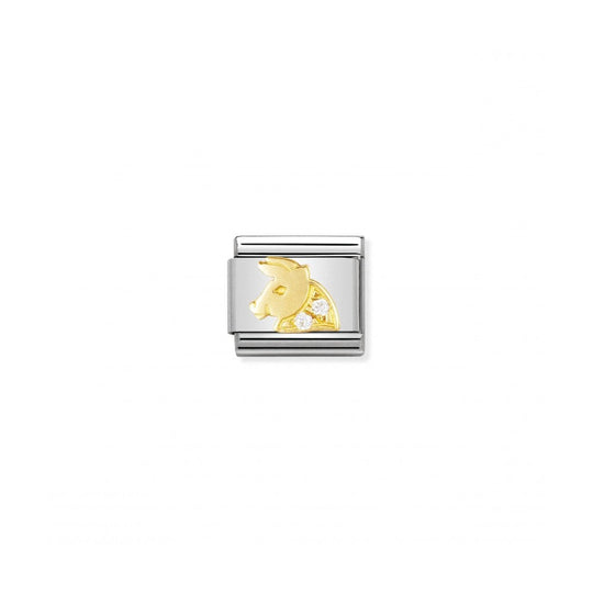 Classic Taurus Link - Gold/Zirconia - 030302/02
