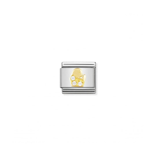 Nomination Classic Virgo Link - Gold/Zirconia ~ 030302/06