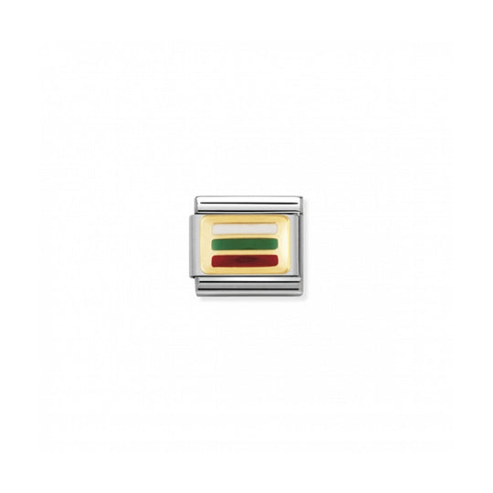 Composable Gold Bulgaria Flag Link - 030234/27