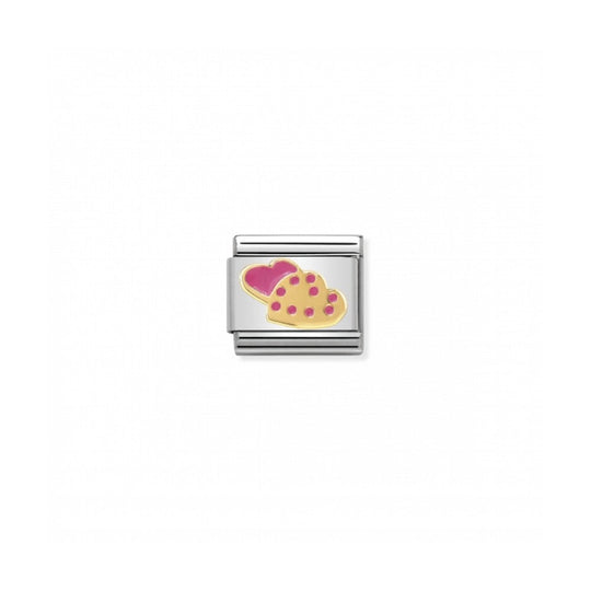 Nomination Composable Gold Cookies & Heart Link ~ 030285/06