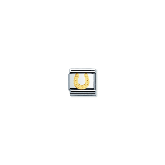 Nomination Composable Gold Horseshoe Link