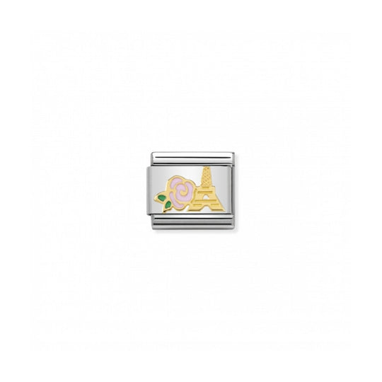 Nomination Composable Gold La Vie en Eiffel Rose Link ~ 030285/39