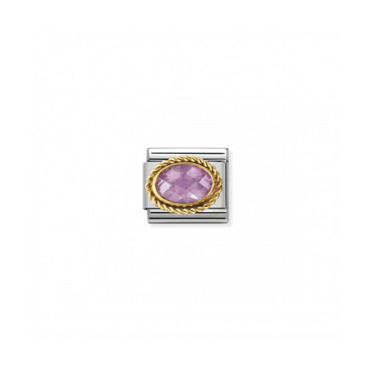 Composable Gold Ornate Pink Link - 030602/003