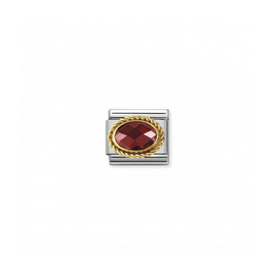 Nomination Composable Gold Ornate Red Link ~ 030602/005