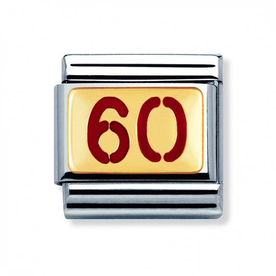 Composable Gold Red 60 Birthday Link - 030230/48