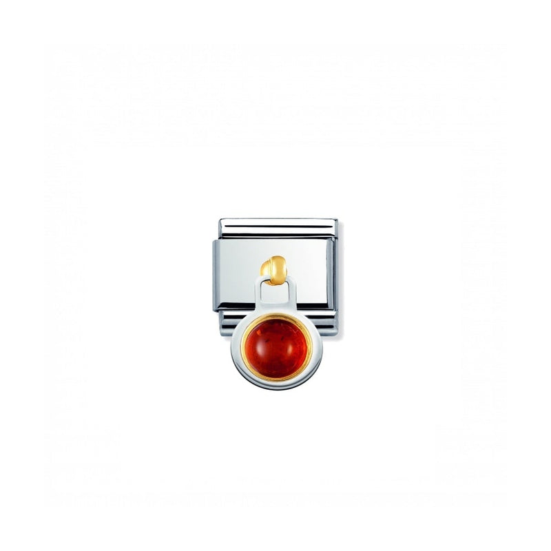 nomination-nomination-composable-gold-round-amber-drop-link-031502-01