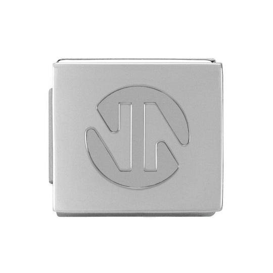 Composable iKONS Brushed Steel Logo Link - 230100/08