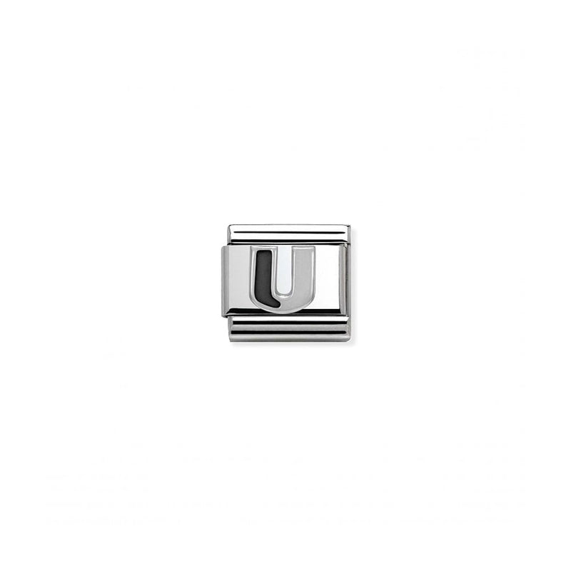 nomination-nomination-composable-silver-black-letter-u-link-330201-21