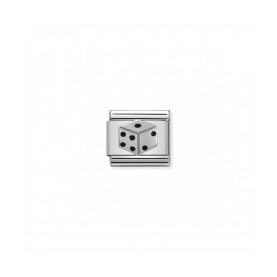 Nomination Composable Silver Dice Link ~ 330202/11