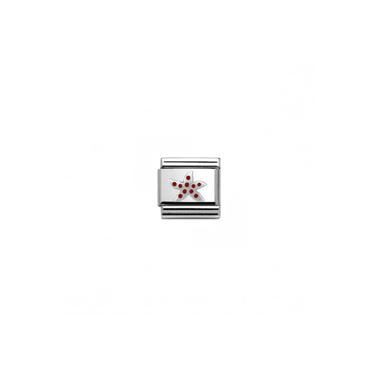 Nomination Composable Silver Red Starfish Link ~ 330202/27