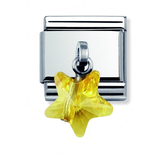 Swarovski Crystal Yellow Star Link - 030603/18