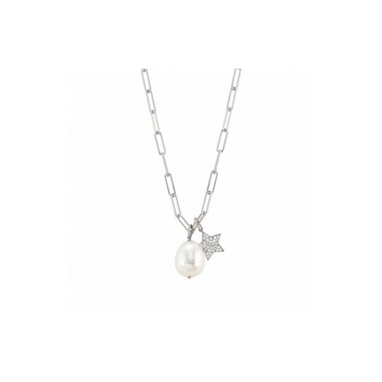 White Dream Star Necklace - Silver - 148712/023